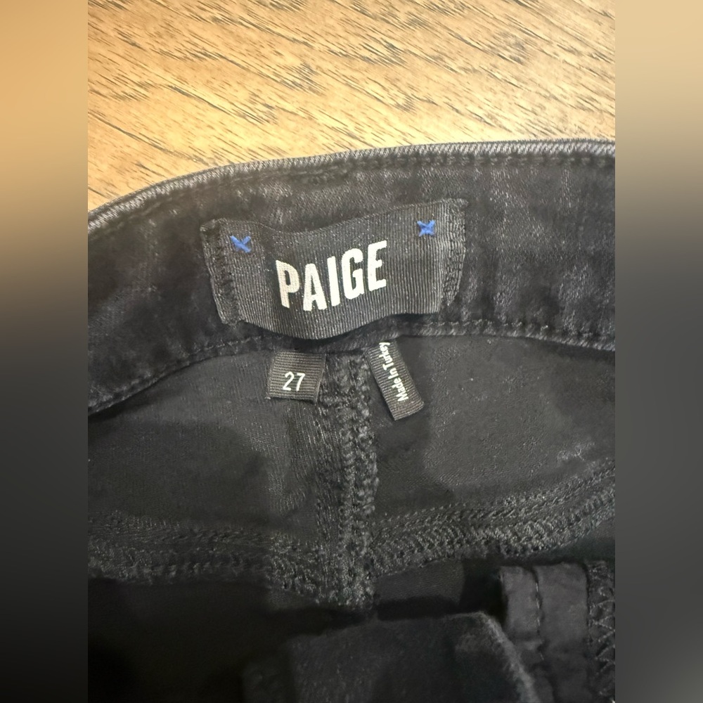 Paige Flaunt Spotlight High Rise Wide Leg Jeans - Picture 6 of 9